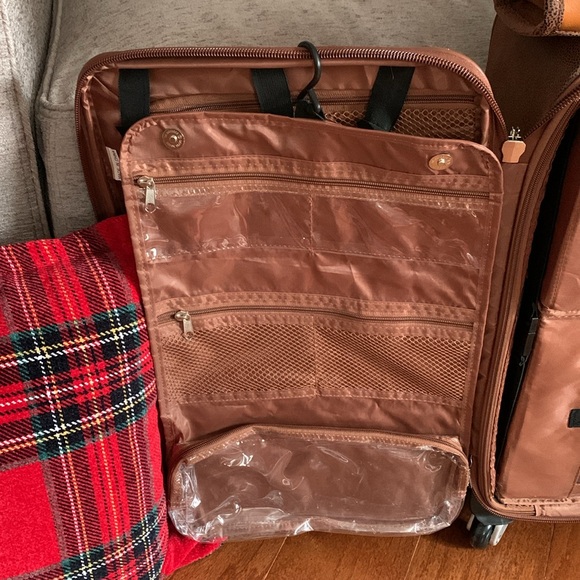 Joy Mangano 12-pc Brown Leather Luggage - Picture 11 of 16